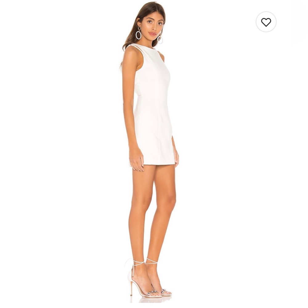 White Mulan mini dress - worn once! New condition